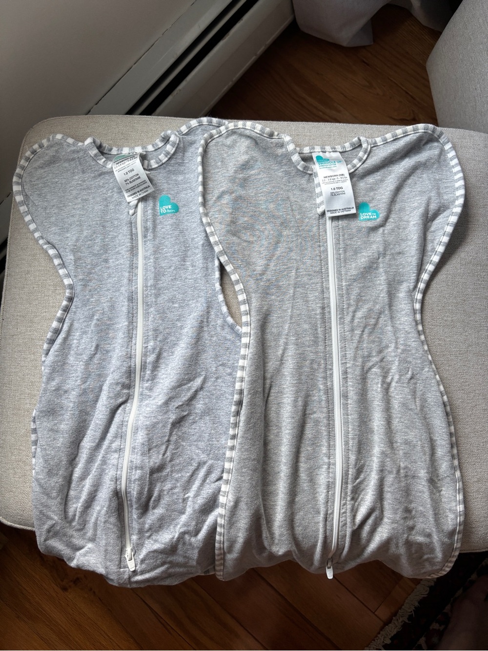 2 Love to Dream Newborn Sleep Sacks
